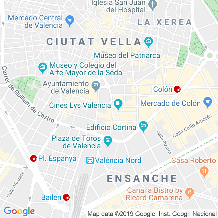 Código Postal calle Fraile en Valencia