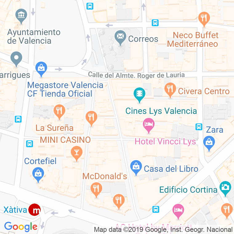 Código Postal calle Horneros en Valencia