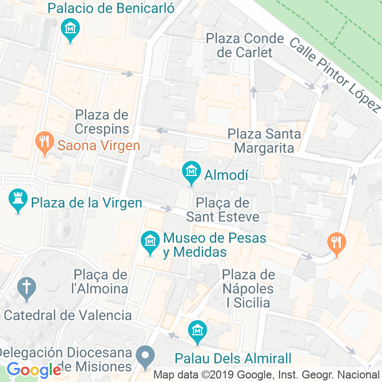 Código Postal calle Almudin en Valencia