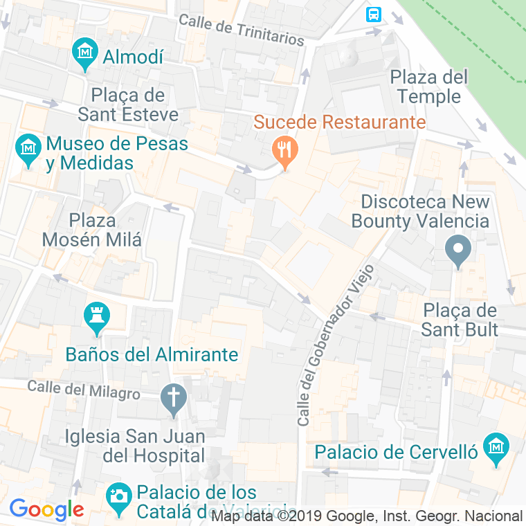 Código Postal calle Aparisi Y Guijarro en Valencia