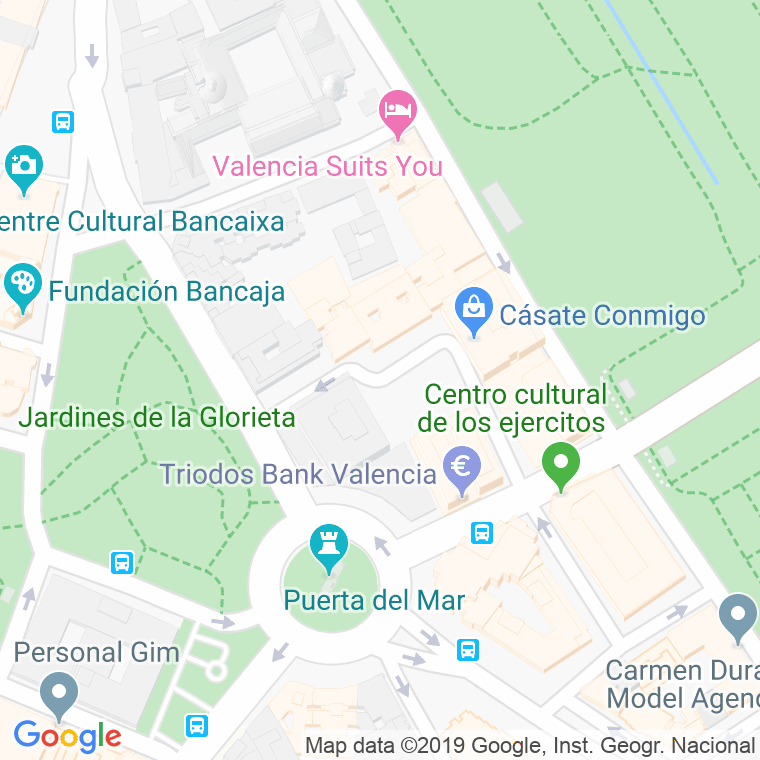 Código Postal calle Cronista Carreres en Valencia