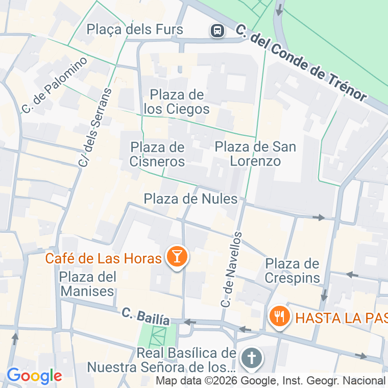 Código postal de Nules, Plaza en Valencia