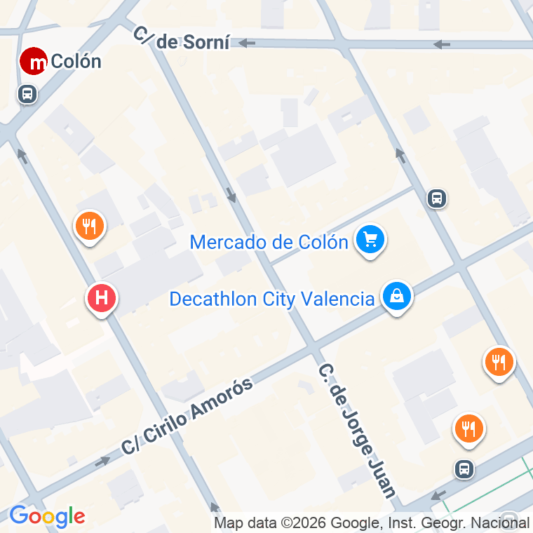 Código postal de Jorge Juan en Valencia