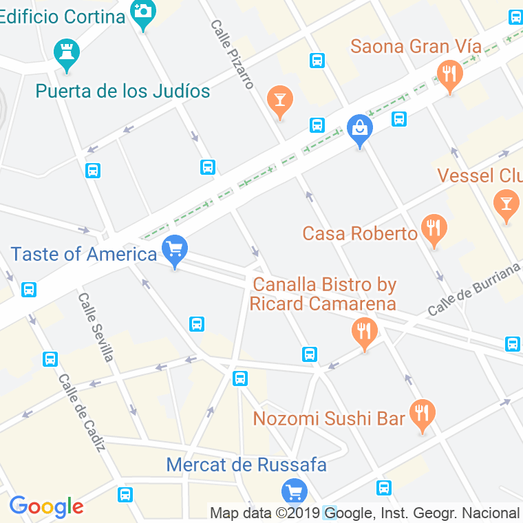 Código Postal calle Gregorio Mayans en Valencia