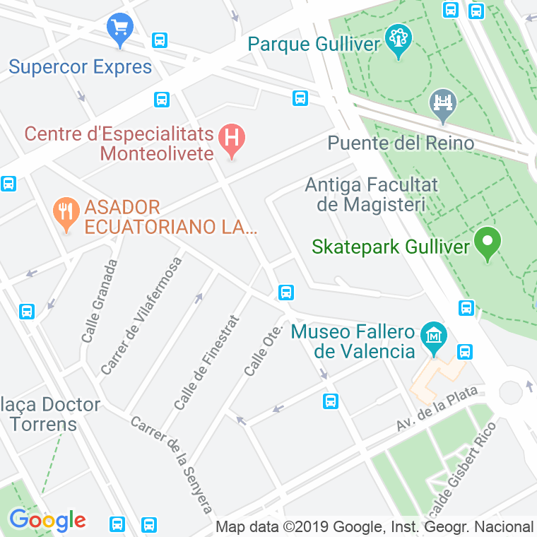 Código Postal calle Escultor Jose Capuz en Valencia
