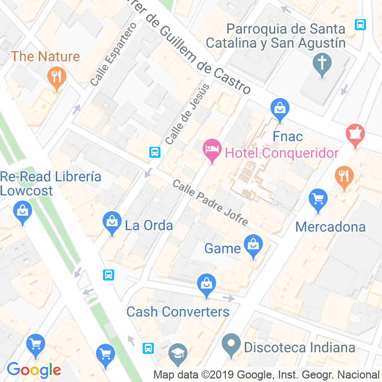 Código Postal calle Cervantes en Valencia