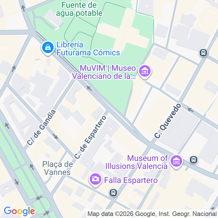 Código postal de Guillem de Castro   (impares del 1 al 55) en Valencia