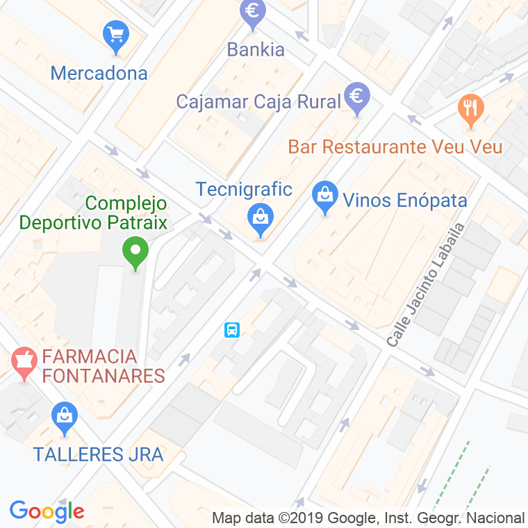 Código Postal calle Manuel Simo   (Impares Del 1 Al 33)  (Pares Del 2 Al 30) en Valencia