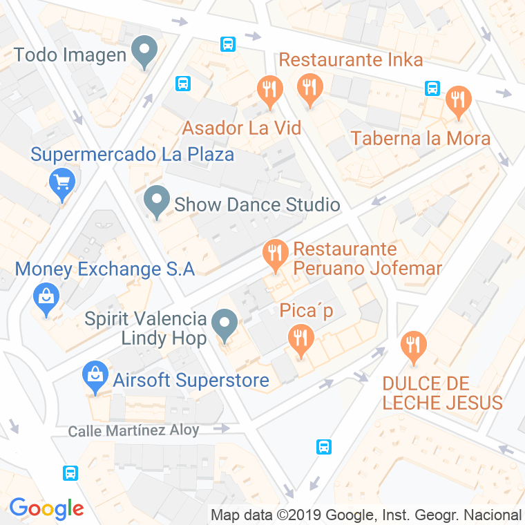 Código Postal calle Marques De Zenete en Valencia