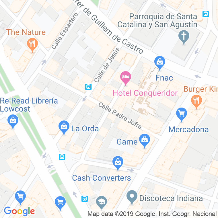 Código Postal calle Padre Jofre en Valencia