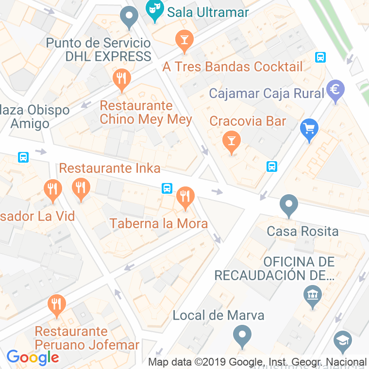 Código Postal calle San Francisco De Borja en Valencia