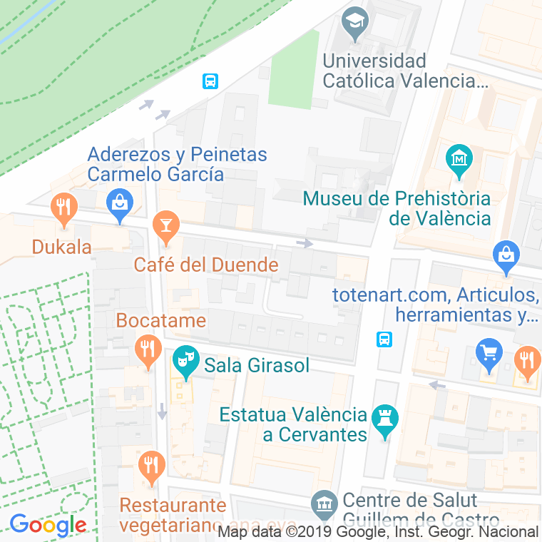 Código Postal calle Chilches en Valencia