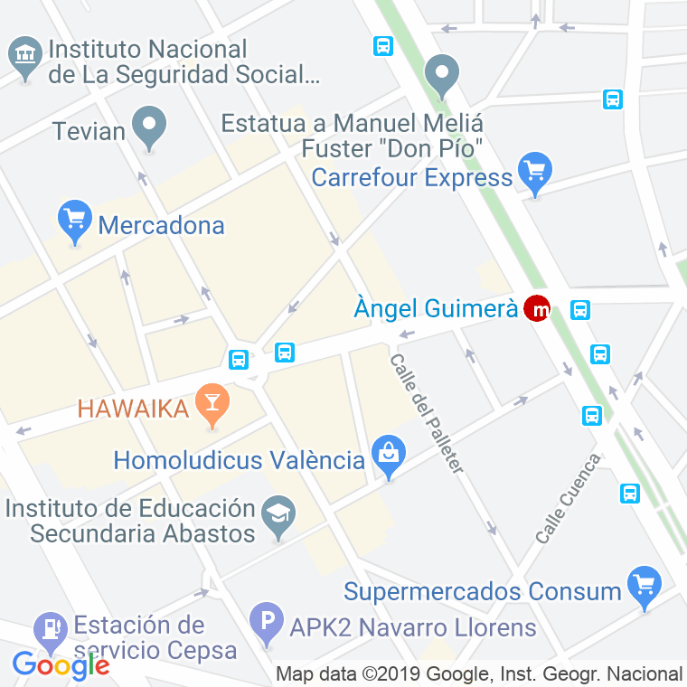 Código Postal calle Timoneda en Valencia