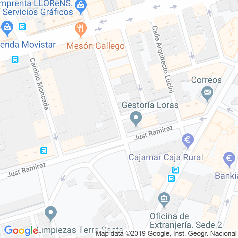 Código Postal calle Alfonso Peña en Valencia