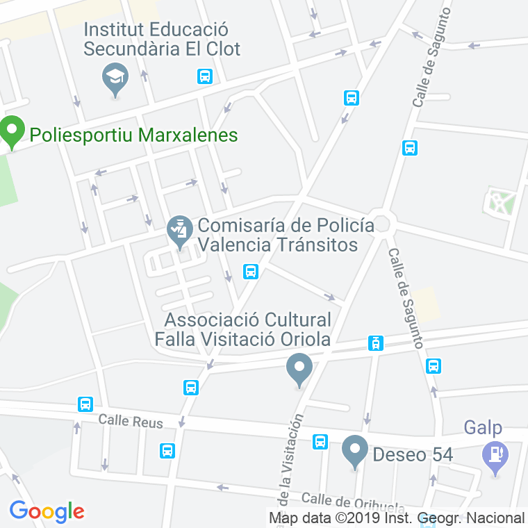 Código Postal calle Benipeixcar en Valencia