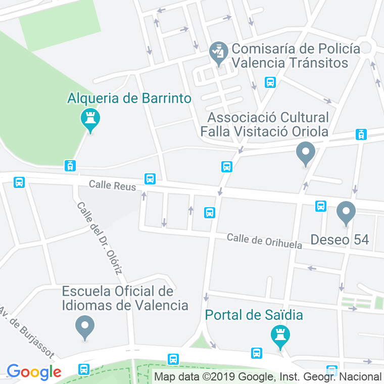 Código Postal calle Doctor Montoro en Valencia