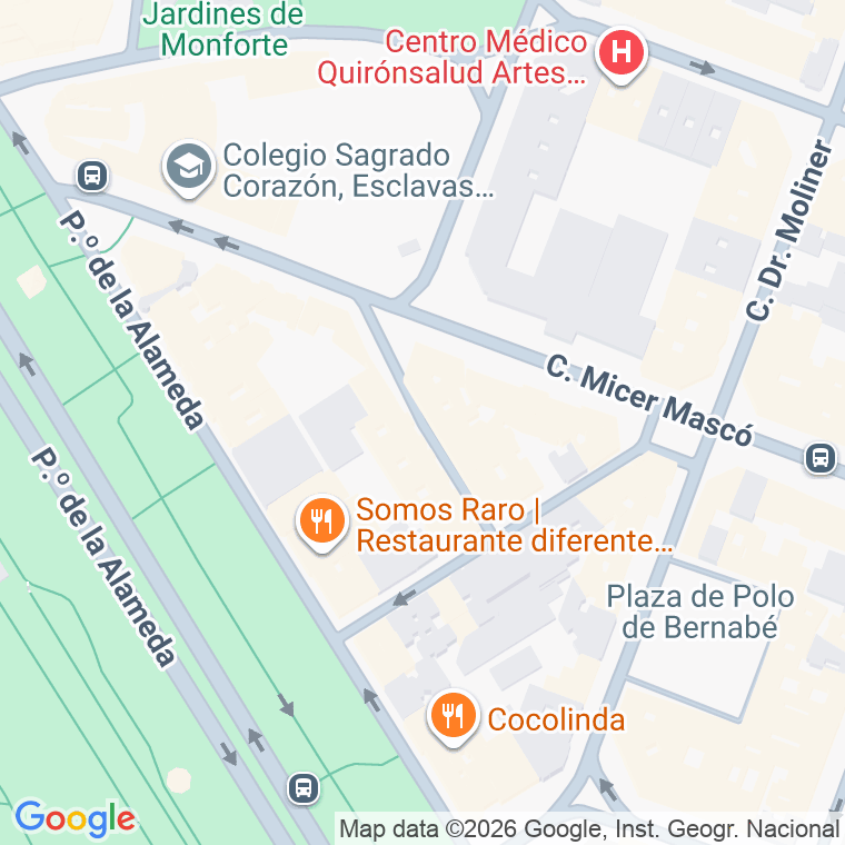 Código postal de Periodiste Jose Ombuena, el en Valencia