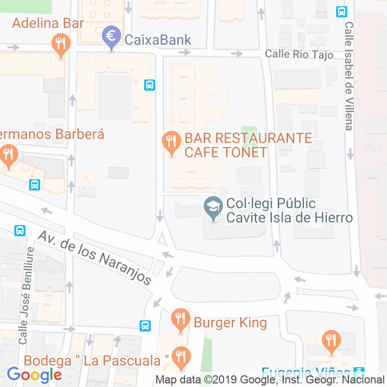 Código Postal calle Alcoceber en Valencia