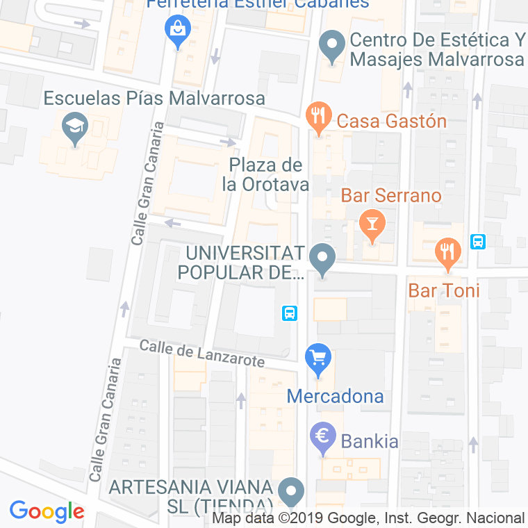 Código Postal calle Fuerteventura en Valencia
