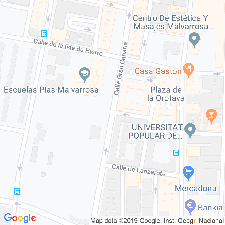 Código Postal calle Gomera en Valencia