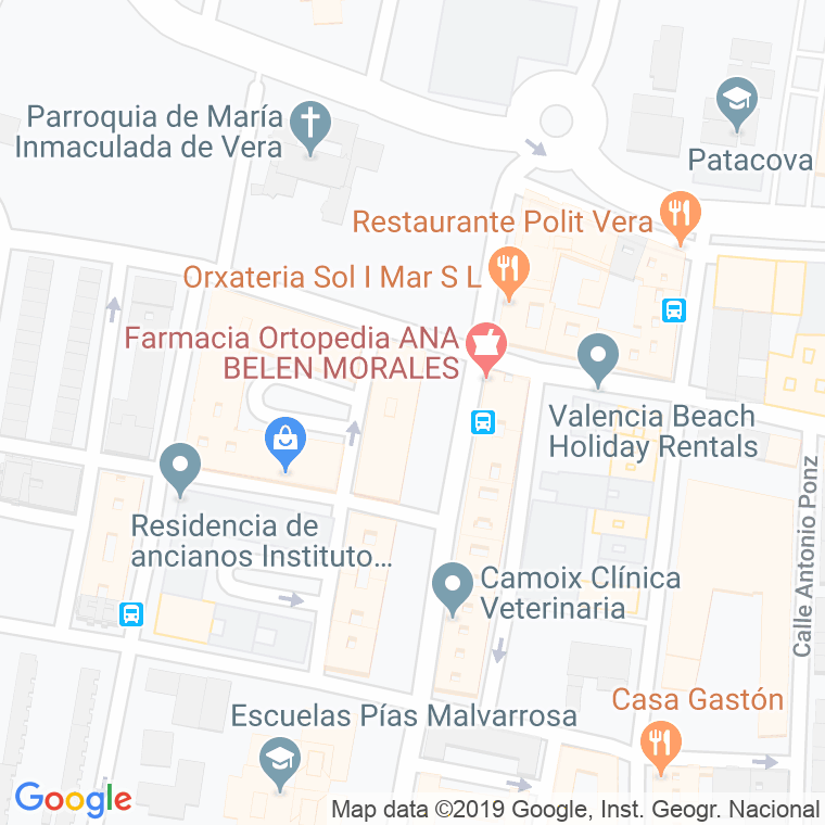 Código Postal calle Isla De Gran Canaria en Valencia