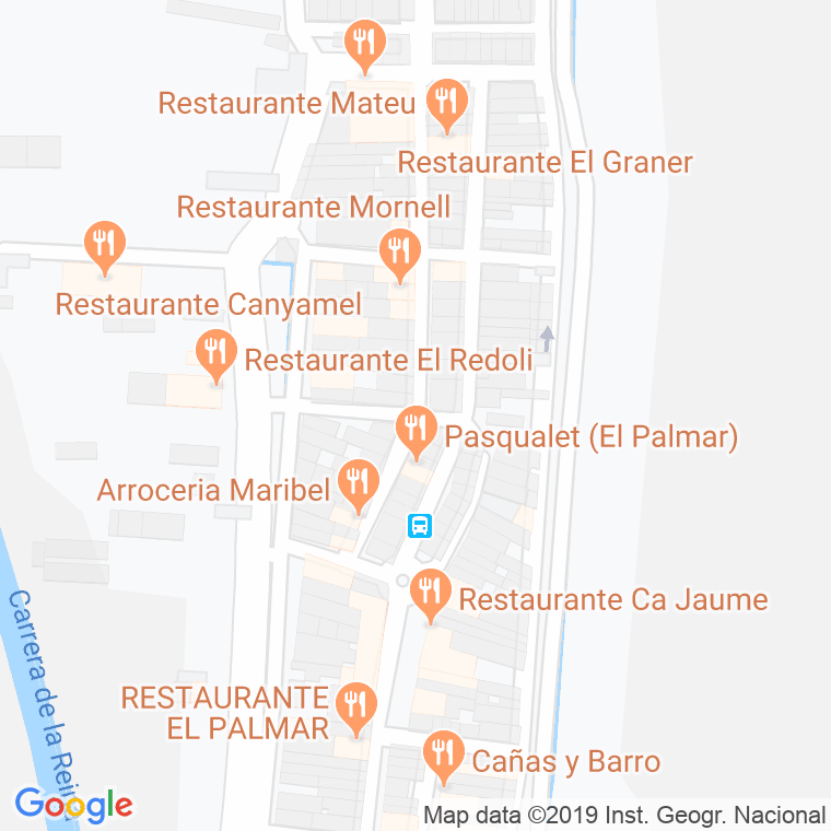 Código Postal calle Arzobispo Aliaga (Palmar) en Valencia