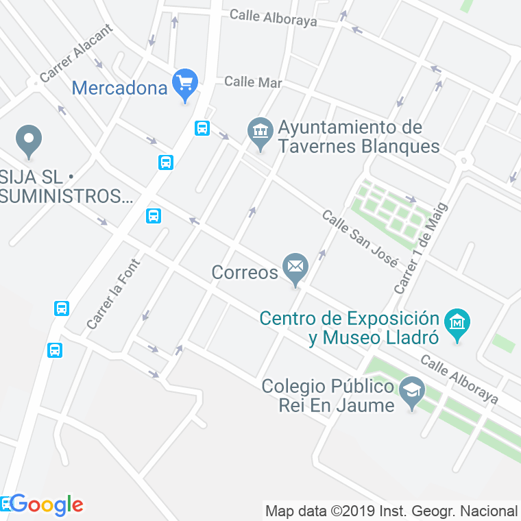 Código Postal calle Ausias March (Tavernes Blanques) en Valencia