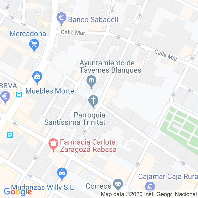 Código Postal calle Germanies (Tavernes Blanques) en Valencia