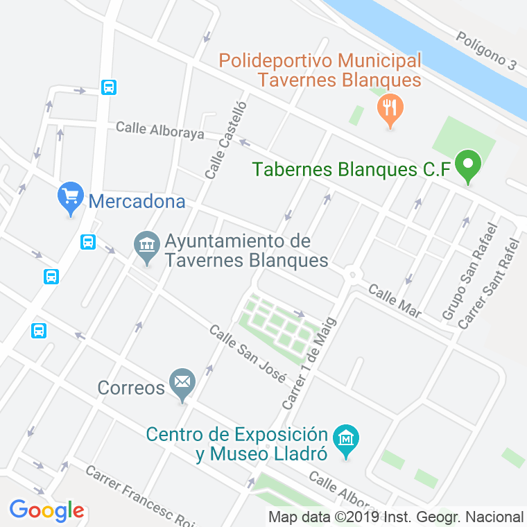 Código Postal calle Jose Iturbi (Tavernes Blanques) en Valencia