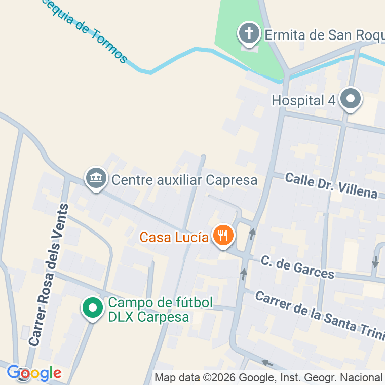 Código postal de Viscoses (carpesa) en Valencia