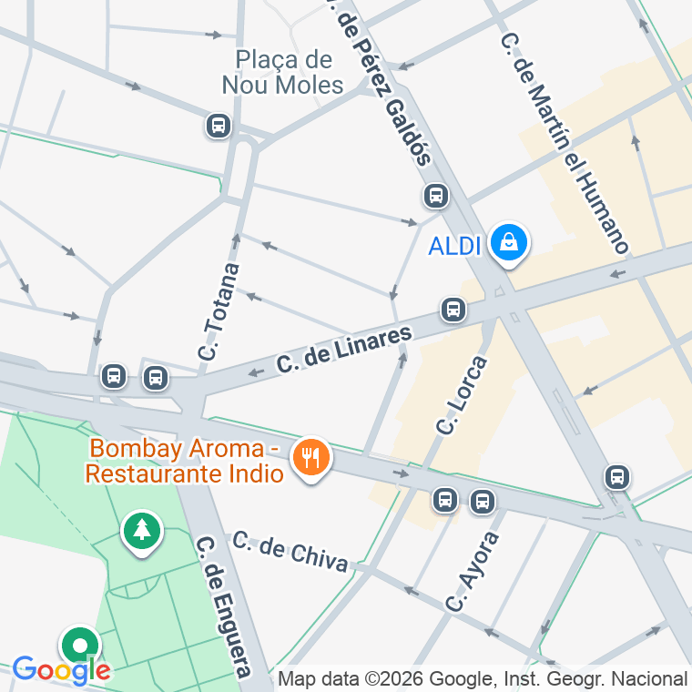 Código postal de Linares en Valencia