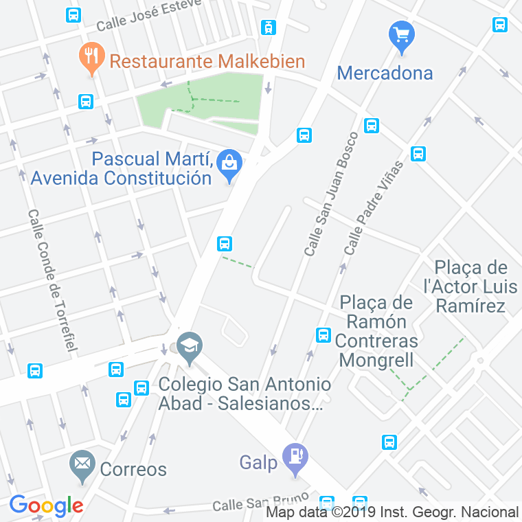 Código Postal calle Baeza en Valencia