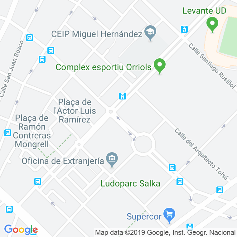 Código Postal calle Duque De Mandas en Valencia