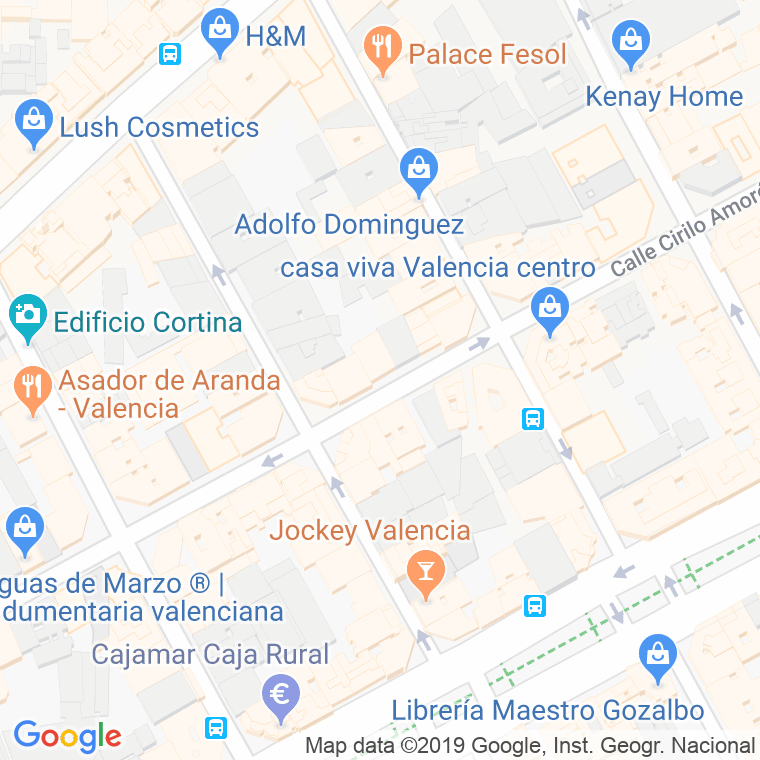 Código Postal calle Benimaclet   (Impares Del 1 Al Final)  (Pares Del 2 Al Final) en Valencia