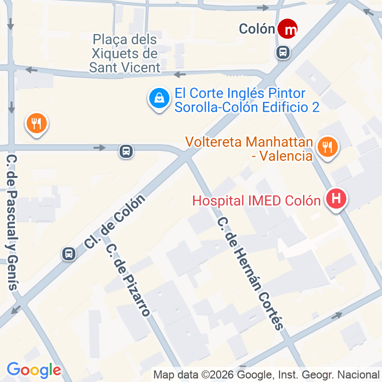 Código postal de Benimaclet   (impares del 1 al Final)  (pares del 2 al Final) en Valencia