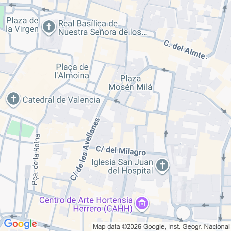 Código postal de Real Academia de Cultura Valenciana, de la en Valencia