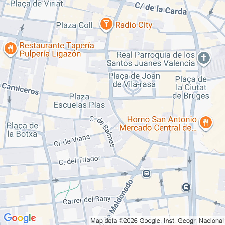 Código postal de Chile en Valencia