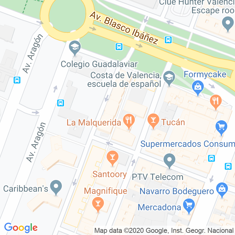 Código Postal calle Eusebio Sempere, passatge en Valencia