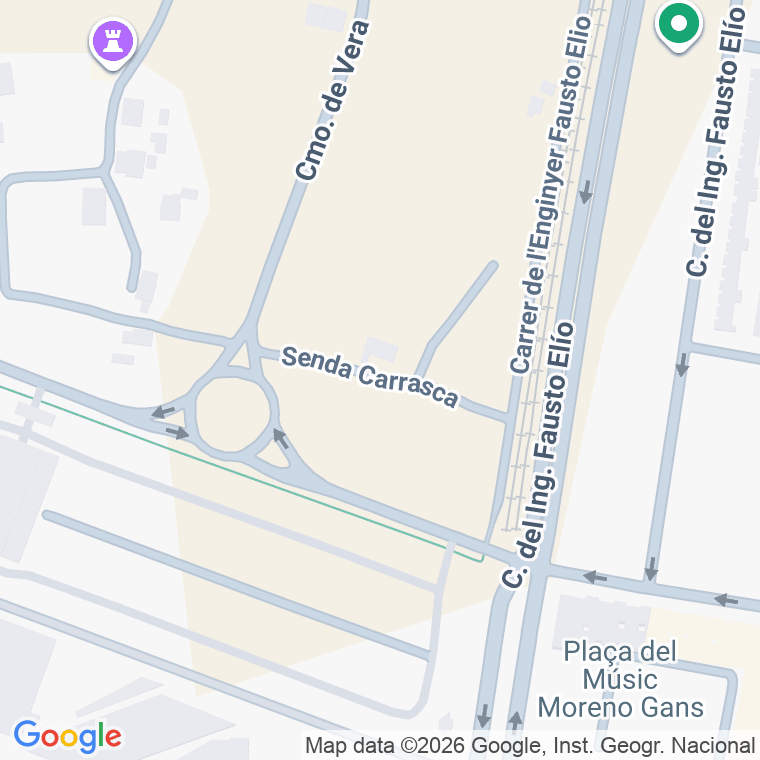 Código postal de Carrasca, Senda (impares del 11 al Final)  (pares del 10 al Final) en Valencia