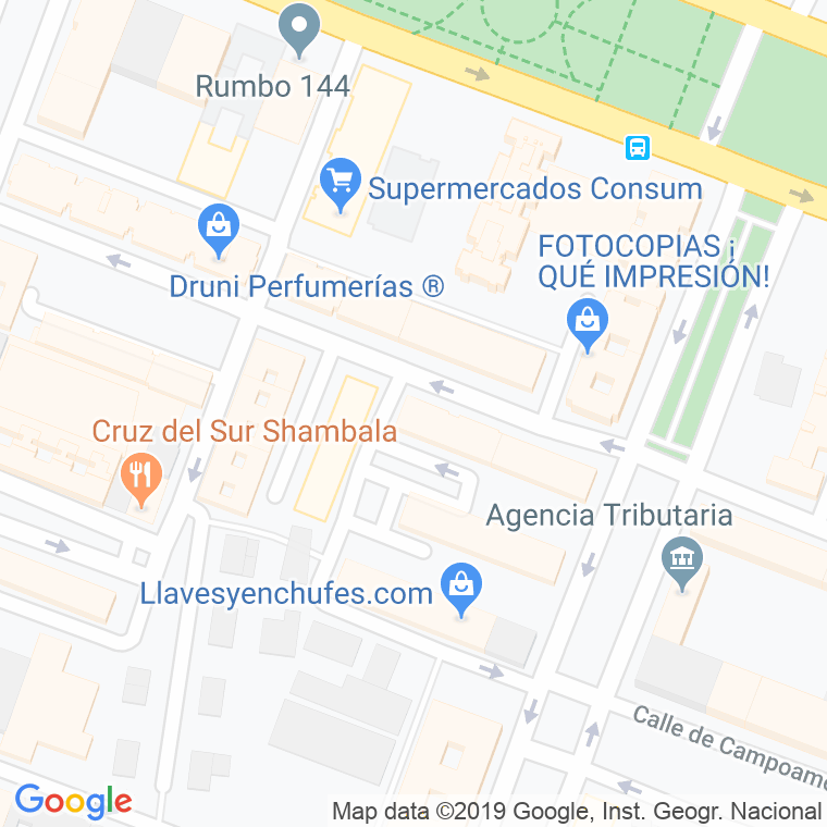 Código Postal calle Jalance en Valencia