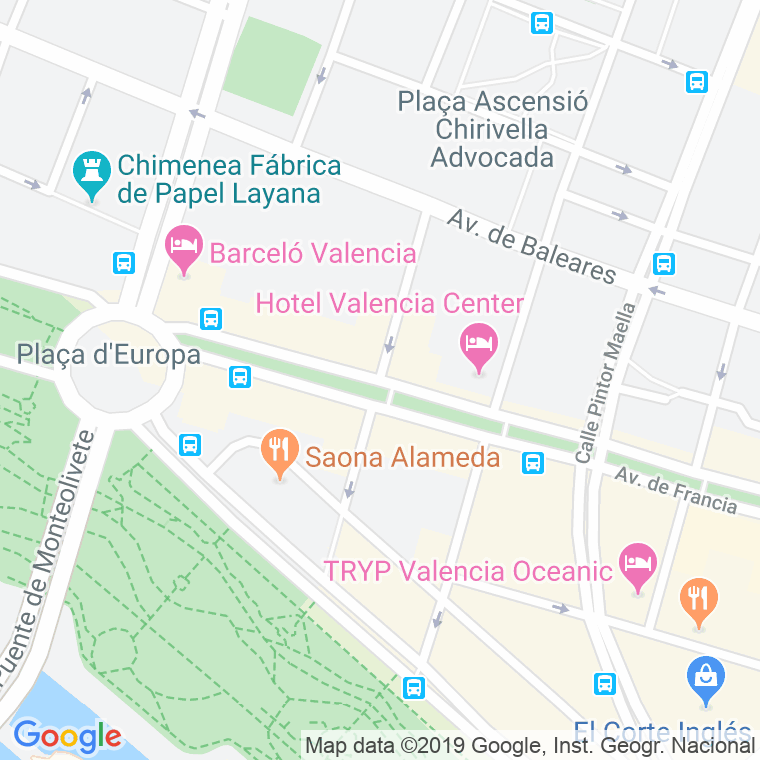 Código Postal calle Escultor Alfred Toran I Olmos en Valencia