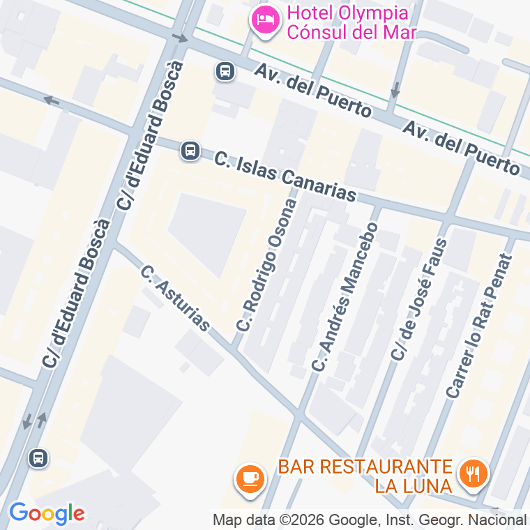 Código postal de Rodrigo de Osona en Valencia