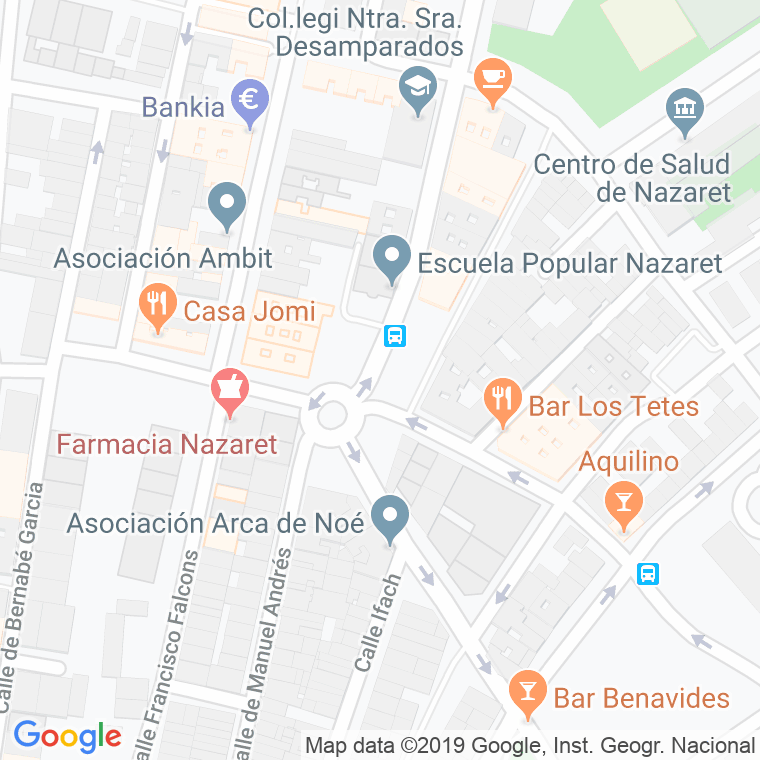 Código Postal calle Aras De Alpuente, plaza en Valencia