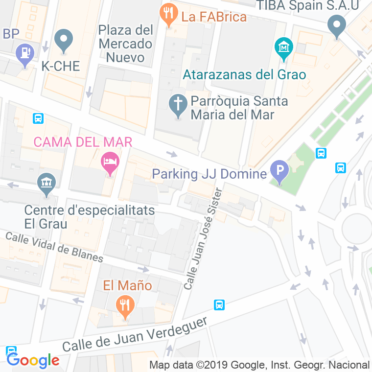 Código Postal calle Cronista Ramon De Montaner en Valencia