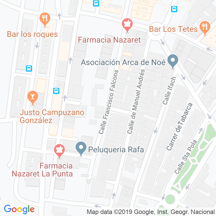 Código Postal calle Estivella en Valencia