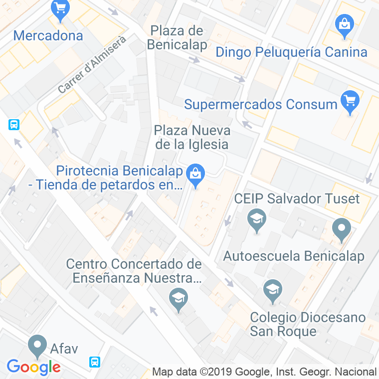 Código Postal calle Juan De Encina en Valencia