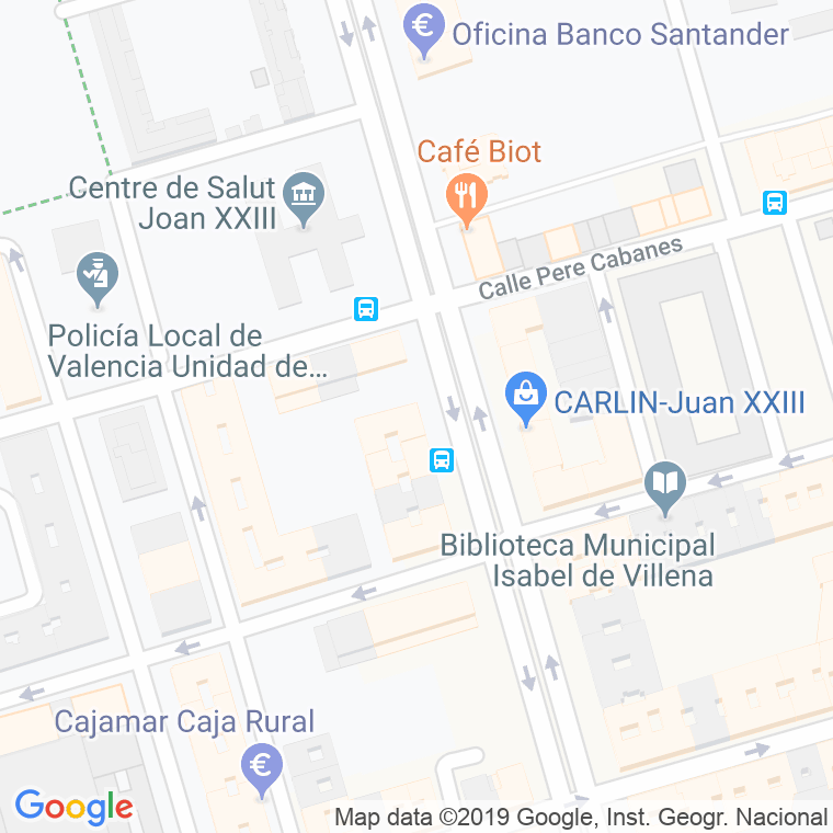 Código Postal calle Juan Xxiii, avenida en Valencia