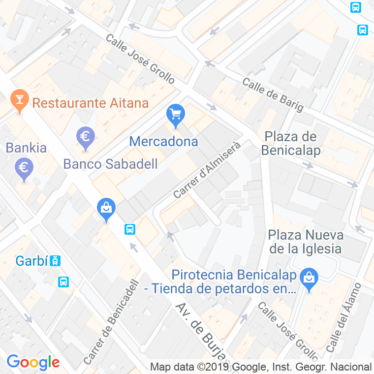 Código Postal calle Potries en Valencia