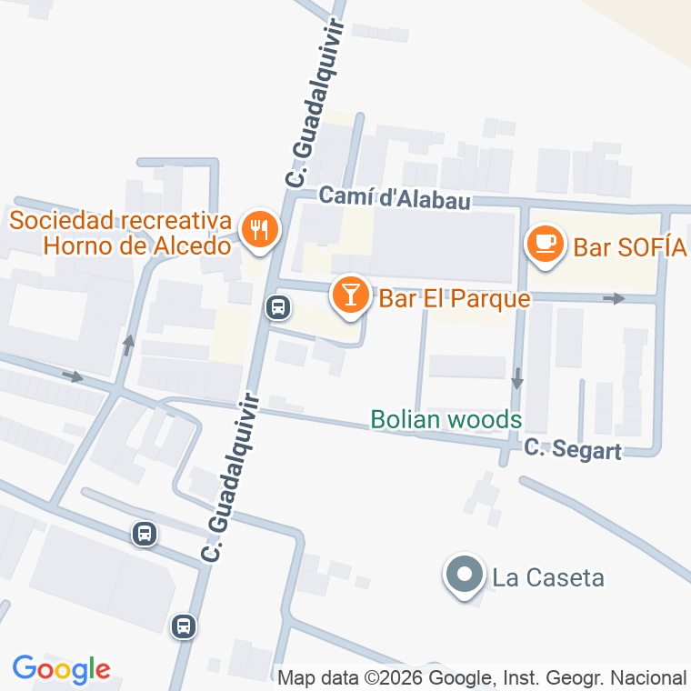 Código postal de Rio Segura, Plaza en Valencia