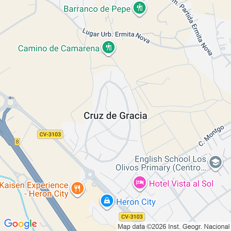Código postal de Carre Pruners en Cruz de Gracia